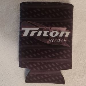 Triton boat koozie